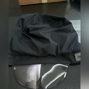 Black Hat with Clear Visor by Hairbrella One Size